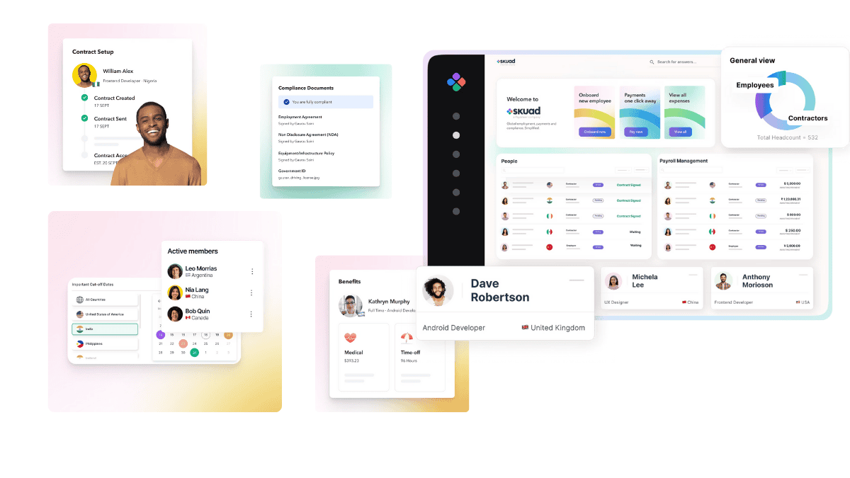 product view of skuad eor services