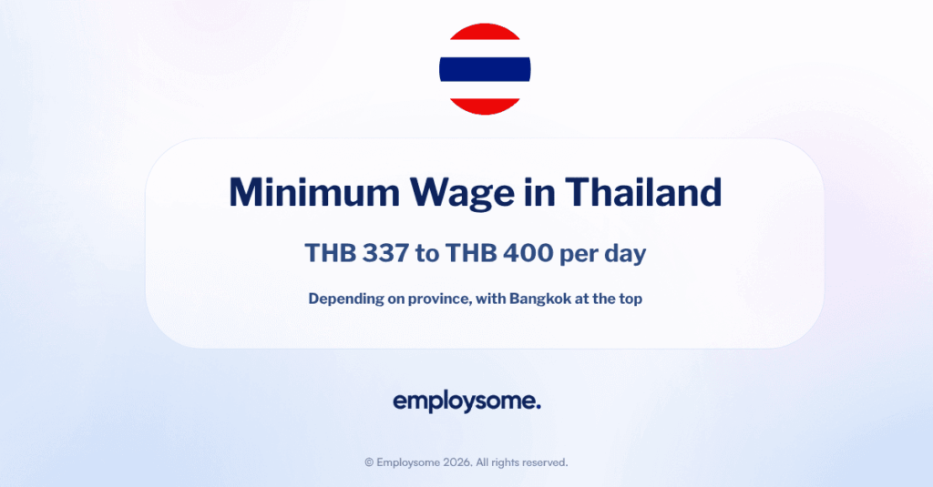 Minimum wage thailand 2026 Guide