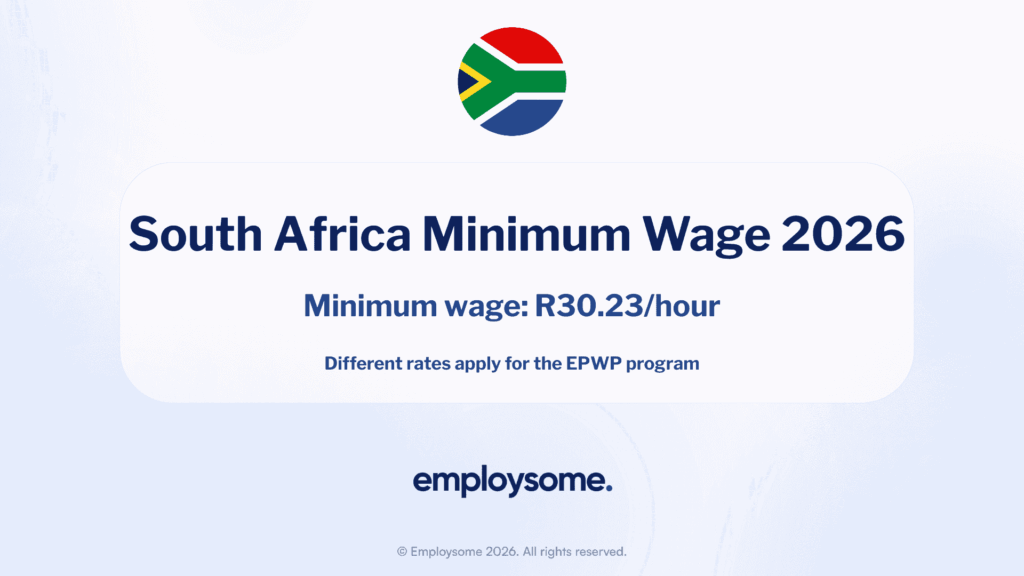 South Africa Minimum Wage 2026