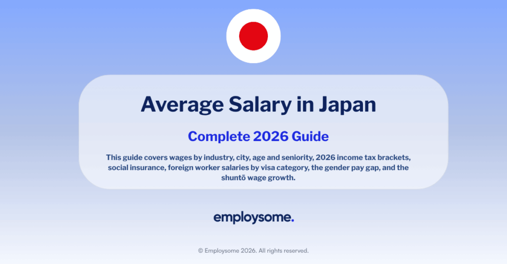 Average Salary in Japan 2026: NTA & MHLW, by City & Industry
