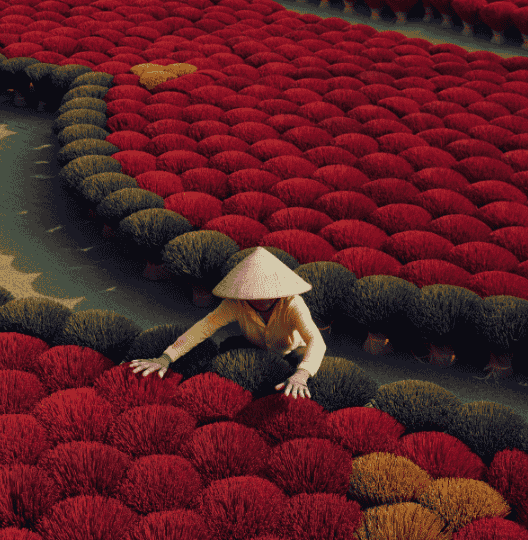 Vietnamese women in the field