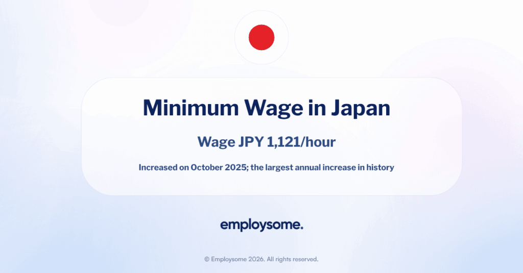 National wage japan guide 2026