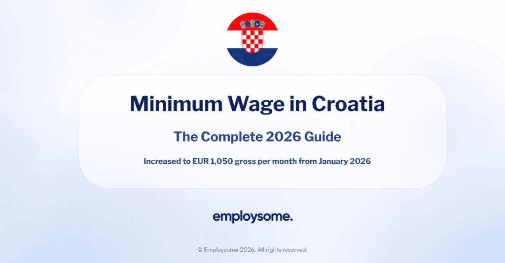 Minimum Wage in Croatia 2026: What Employers Actually Pay