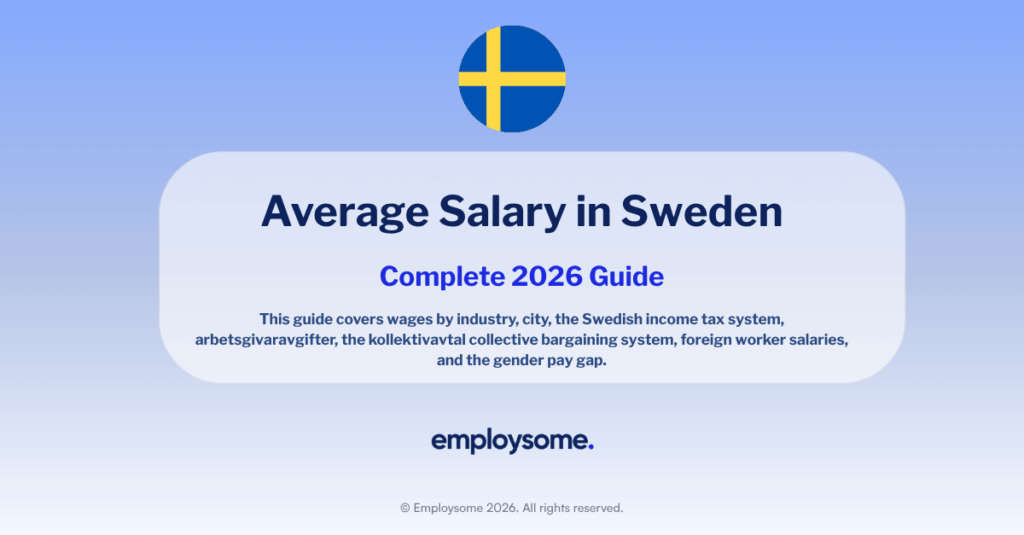 Average Salary in Sweden 2026: SCB Data, by City & Industry
