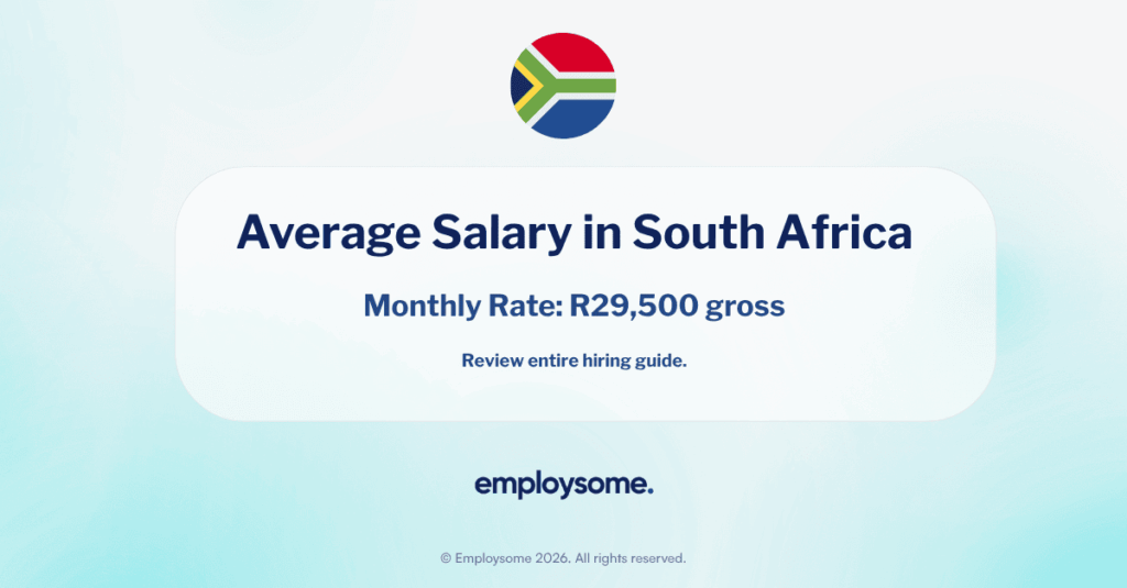 average salary south africa 2026