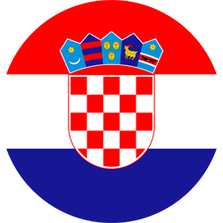 Croatia flag round
