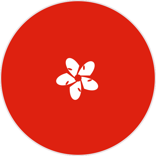 Hong Kong Flag Round