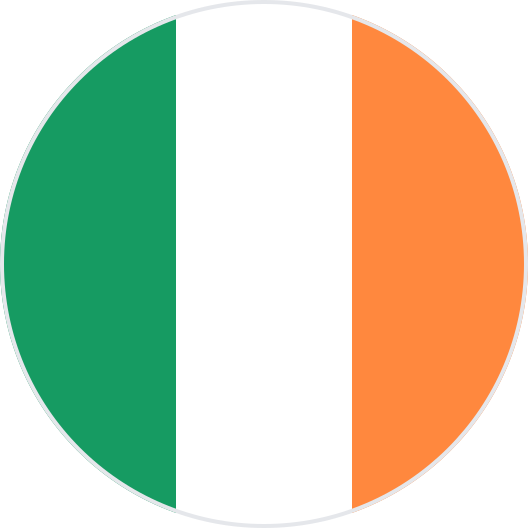 ireland flag round