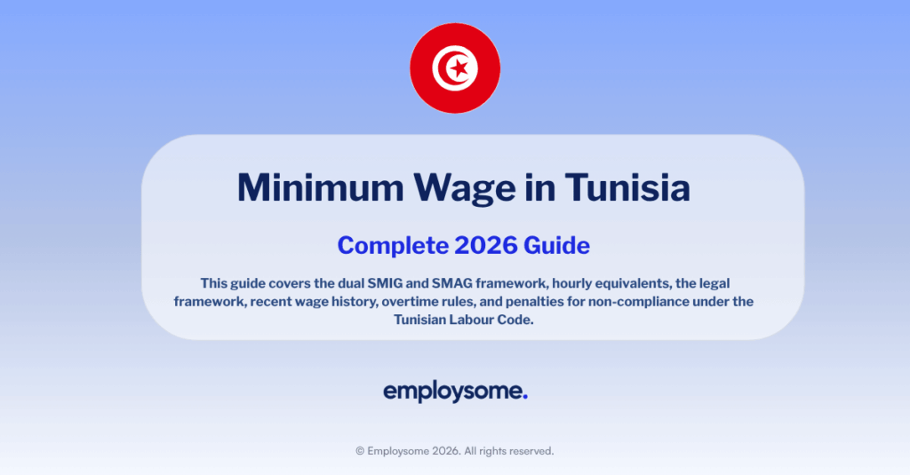 Minimum Wage in Tunisia 2026: SMIG, SMAG & Hourly Rates