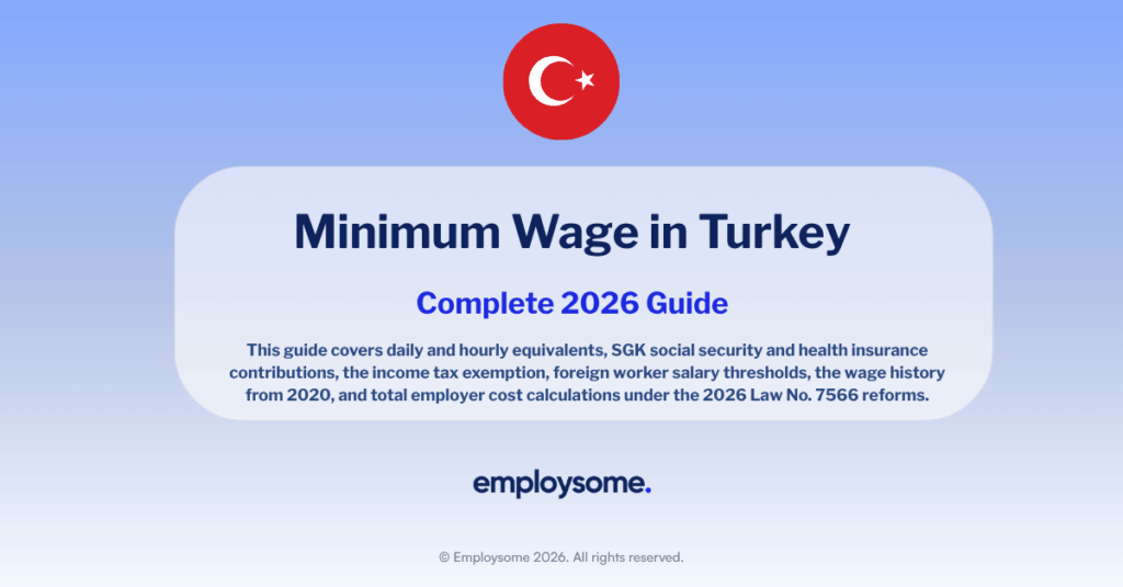Minimum Wage in Turkey: The Complete 2026 Guide