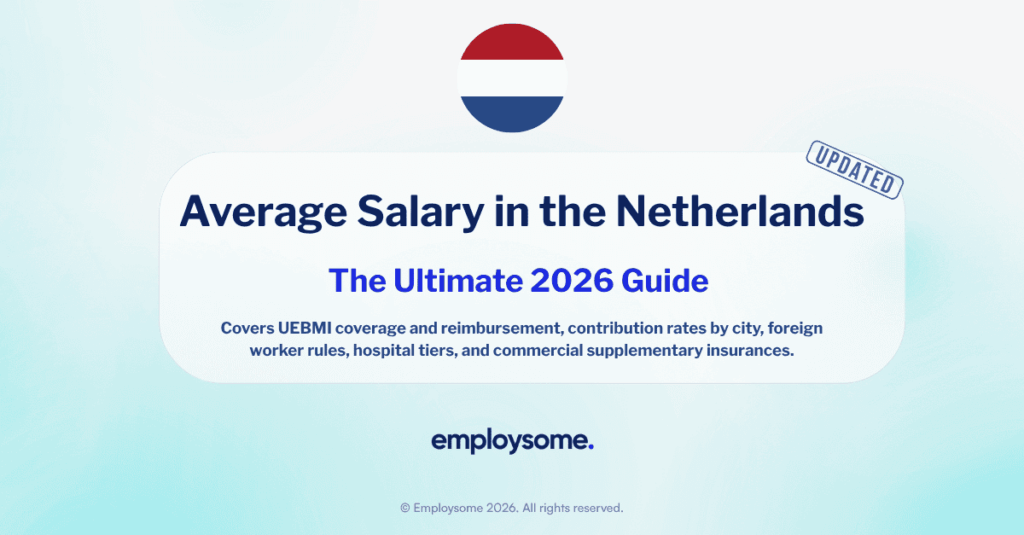 Average Salary in the Netherlands 2026: By Sector, City & Role
