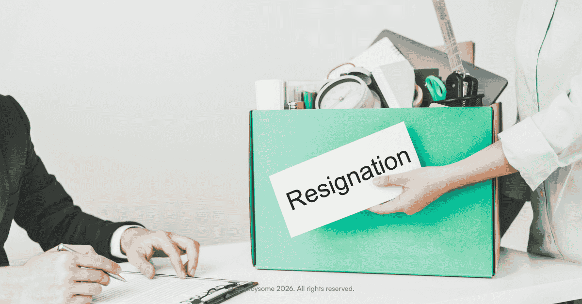 resignation period letter