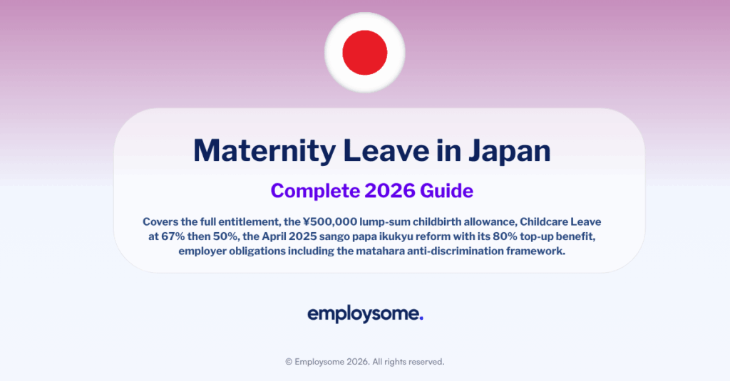 Maternity Leave Japan 2026: Sango Kyugyo, Allowance & Leave