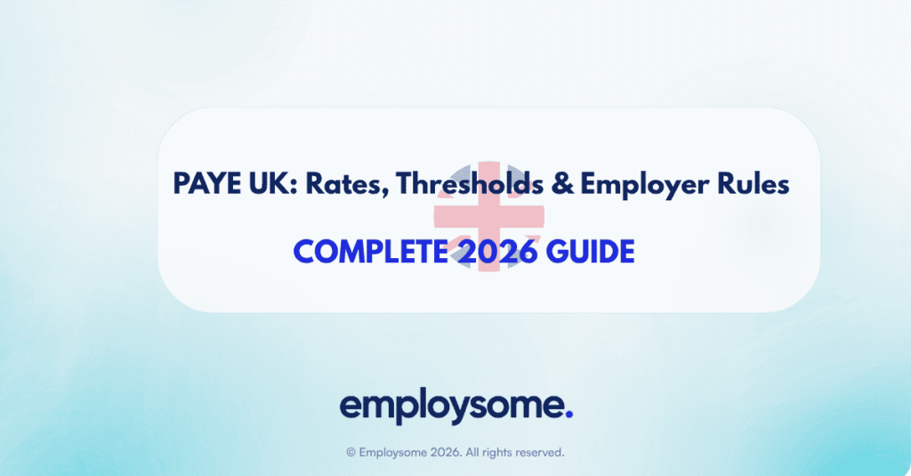 PAYE UK 2026/27: Rates, RTI, NIC & Full Employer Guide