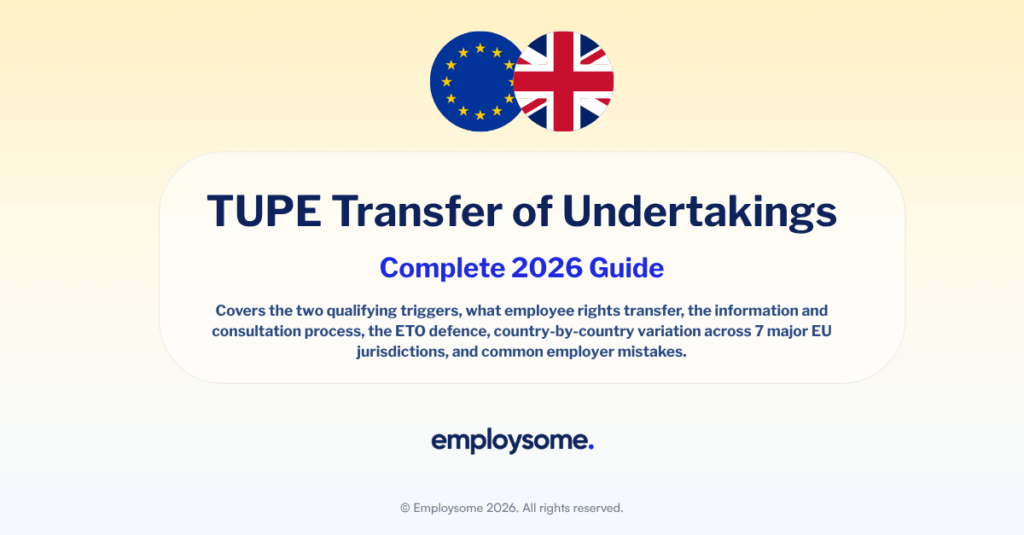 TUPE Explained: Transfer of Undertakings Guide (2026)