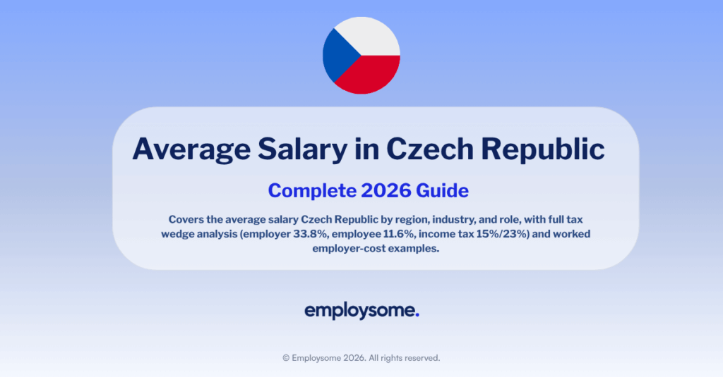 Average Salary in Czech Republic: Complete 2026 Guide